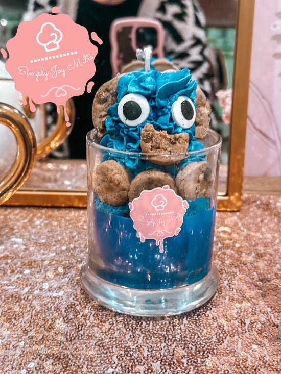 Cookie Monster candle